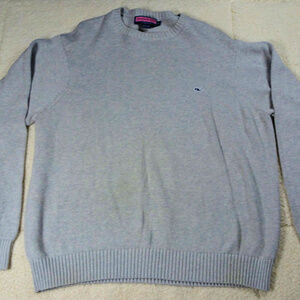Men's Vineyard Vines Gray Sweater Size X-Large
